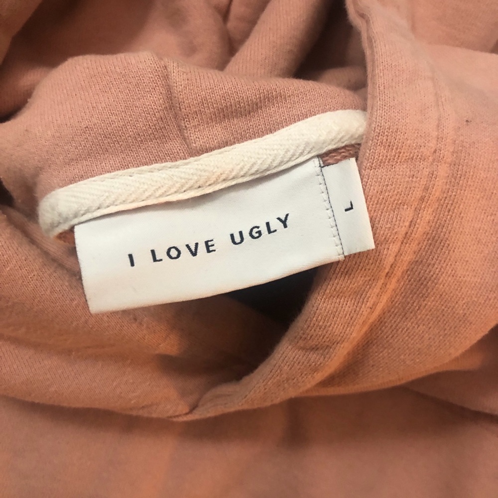 I Love Ugly Pink Hoodie
